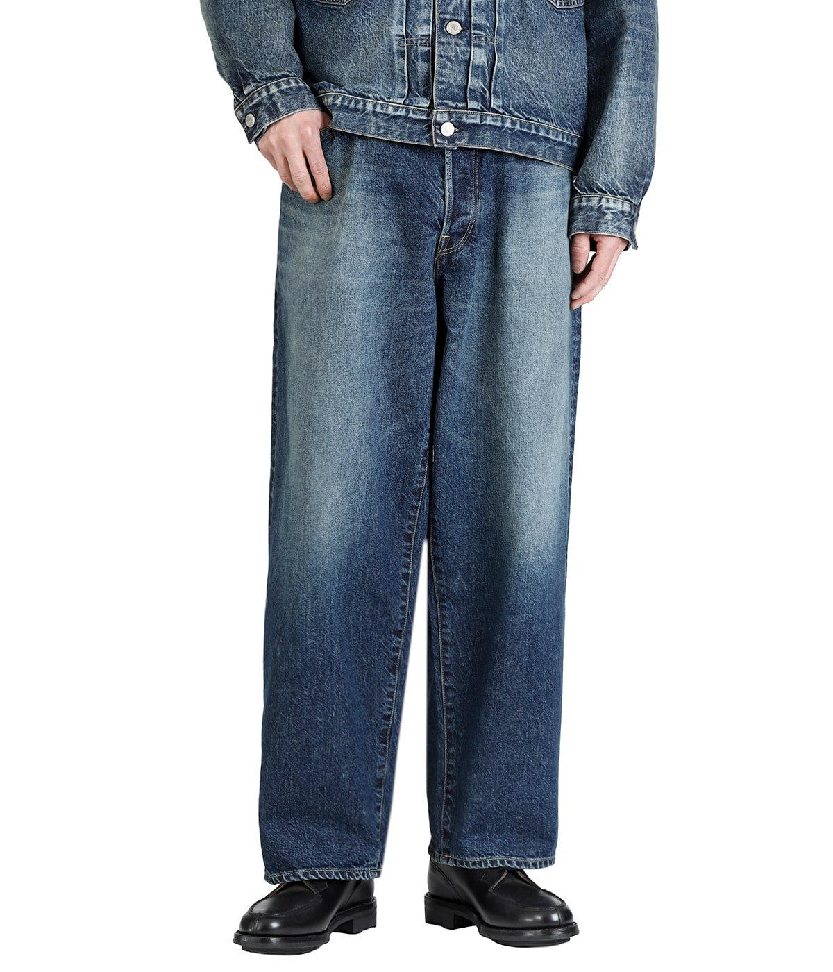 13.5oz Denim Pants Wide | blurhmsROOTSTOCK(ブラームスルーツ