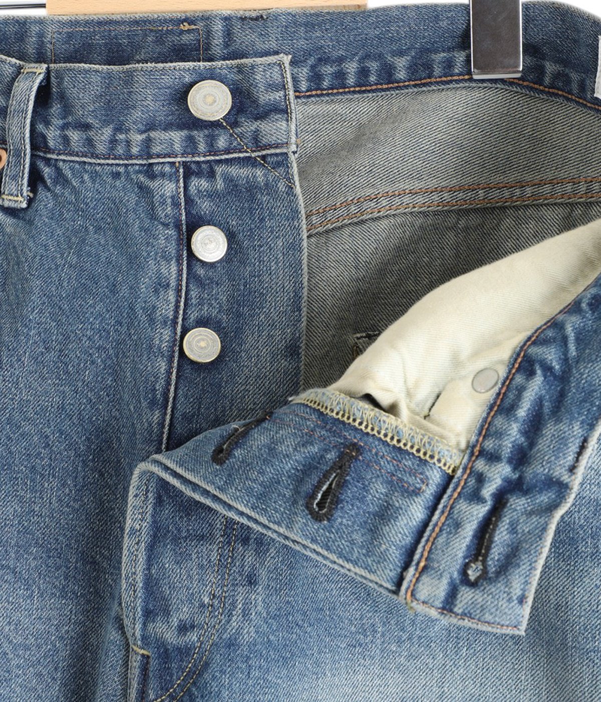 ブラームス ルーツストック13.5オンス ワイドデニムパンツ インディゴ 4 blurhms ROOTSTOCK ブラームス ルーツストック 13.5oz Denim