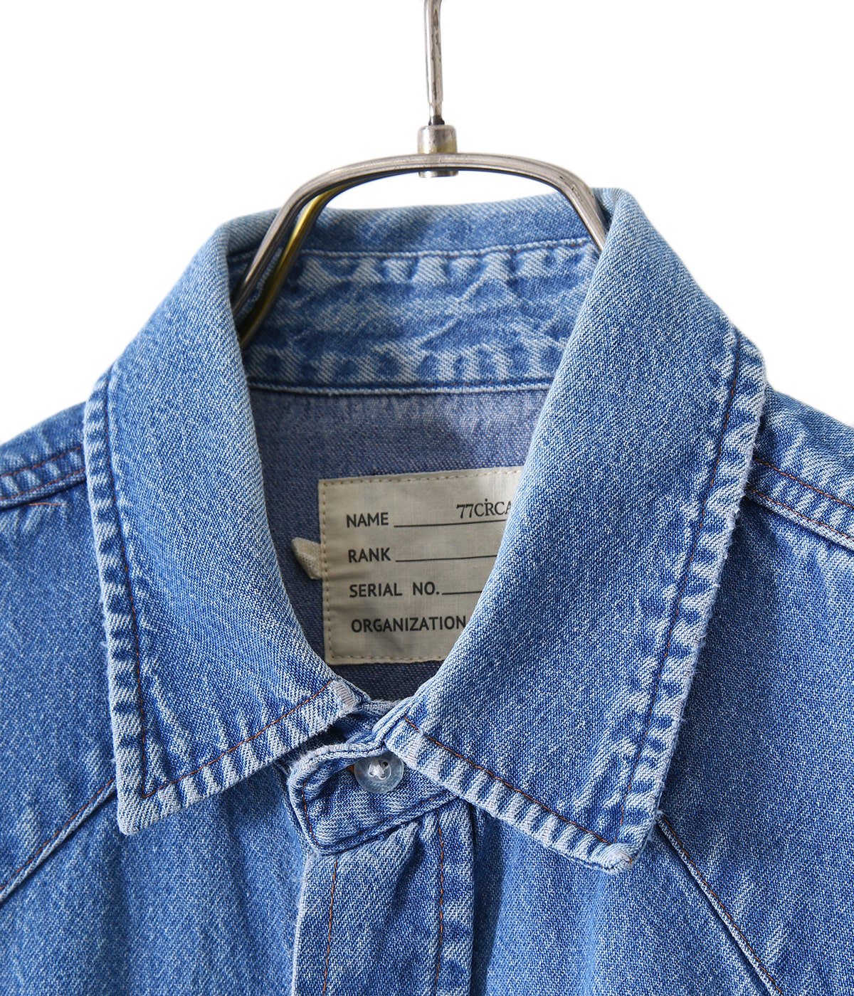 77circa ナナナナサーカ Only Ark 別注 Circa Make Double Placket Wide Denim Western Shirt トップス 長袖シャツ メンズ の通販 Arknets アークネッツ 公式通販 正規取扱店
