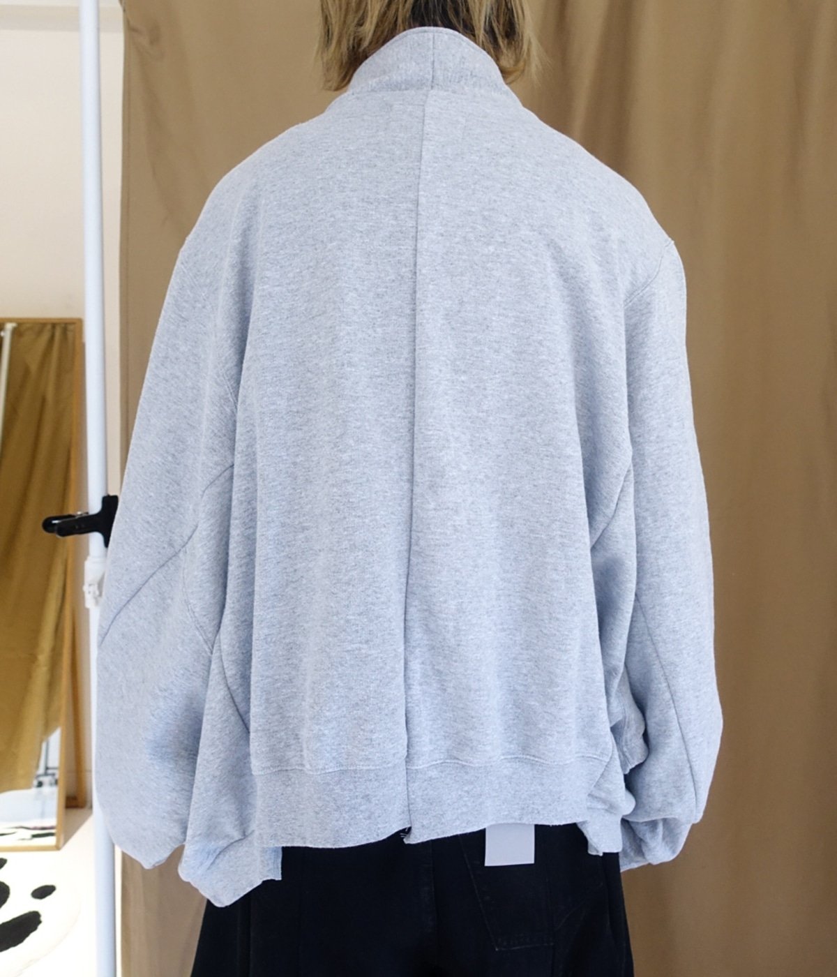 【予約】circa make wide half zip sweat top