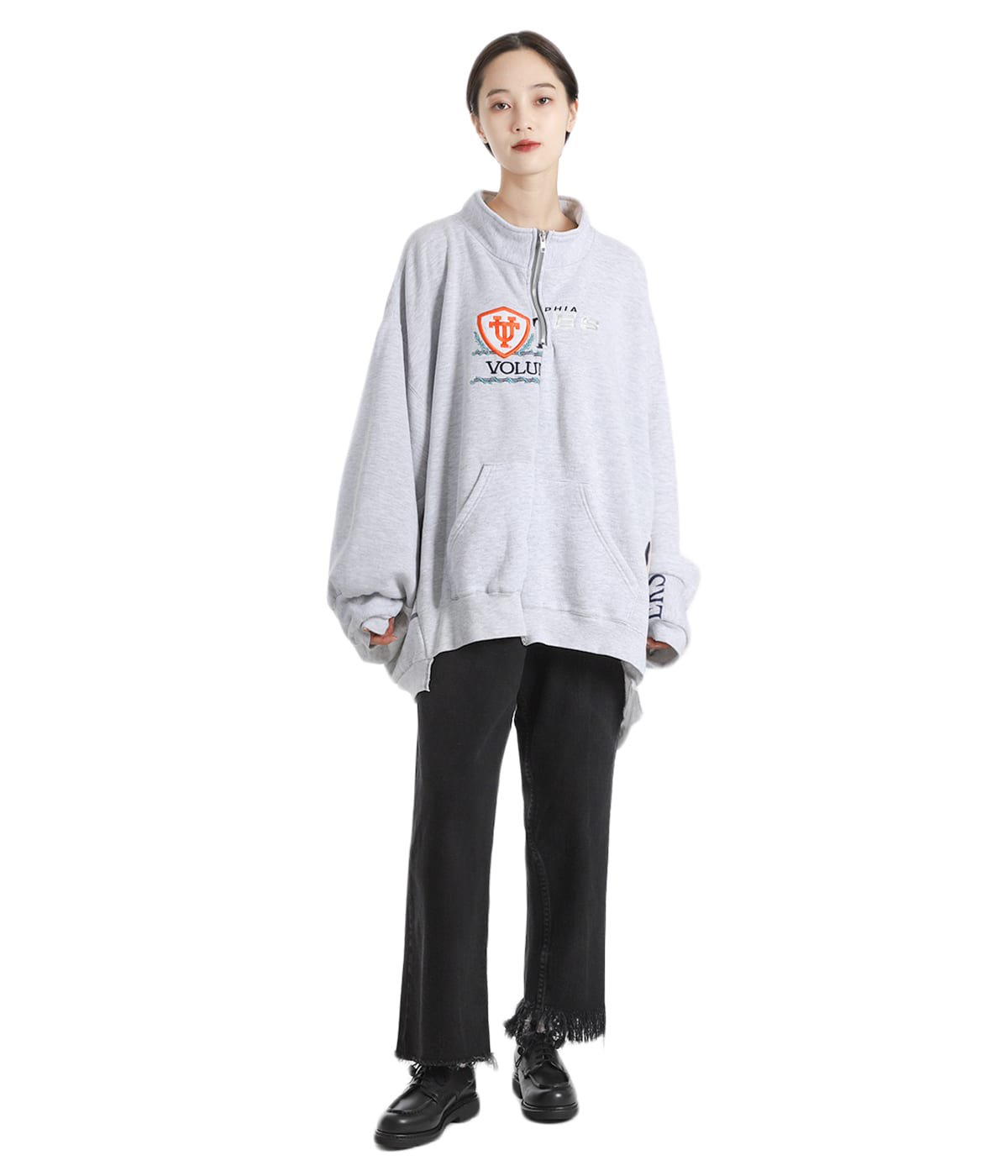 circa make wide half zip sweat top | 77circa(ナナナナサーカ) / トップス スウェット (メンズ  レディース)の通販 - ARKnets 公式通販