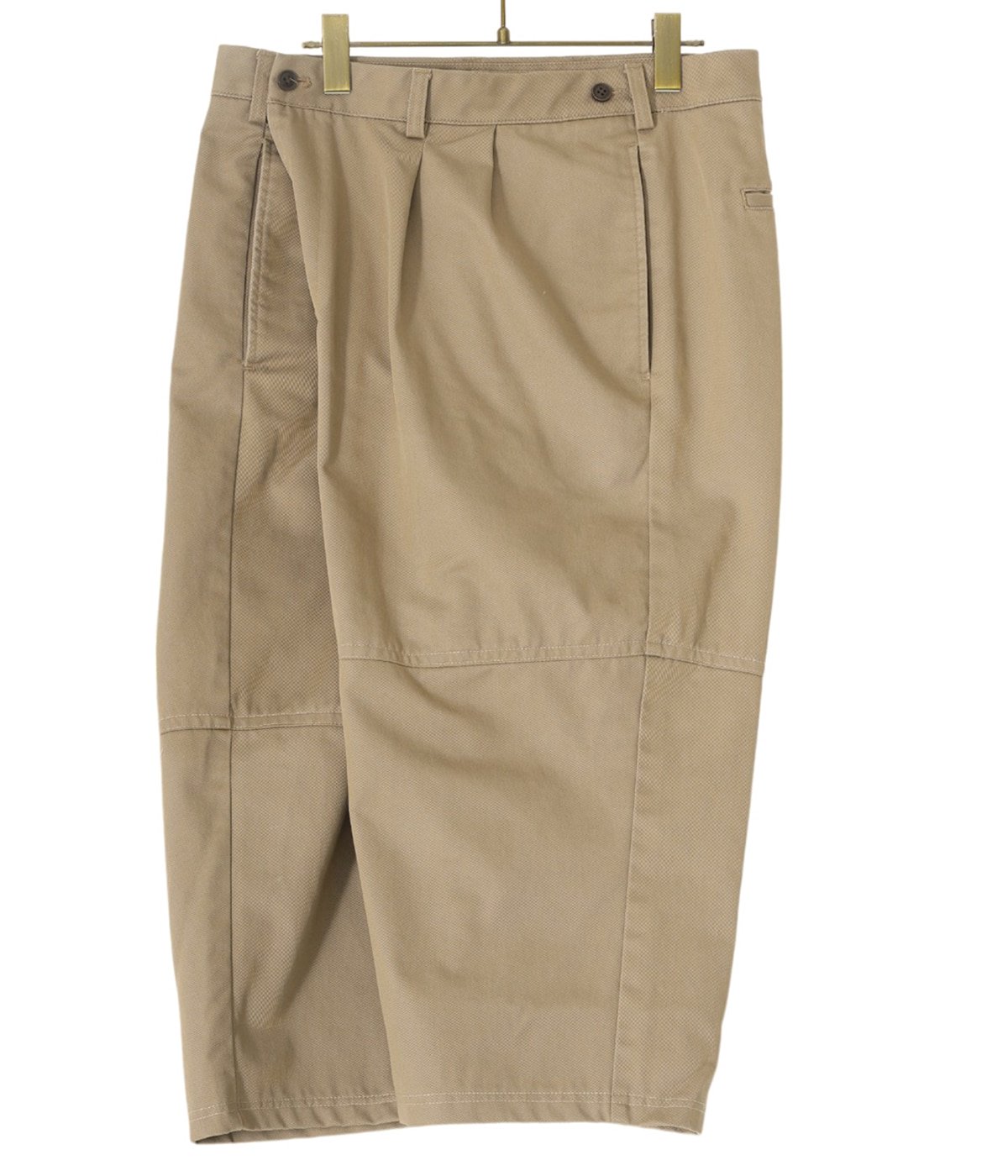 circa make wrap up khaki trousers cropped pants | 77circa 