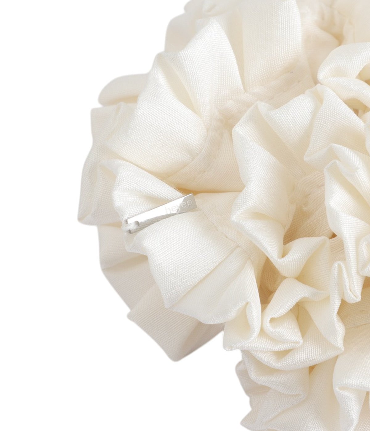 レディース】Ruffled Silk Scrunchie | heyep(ヘイップ