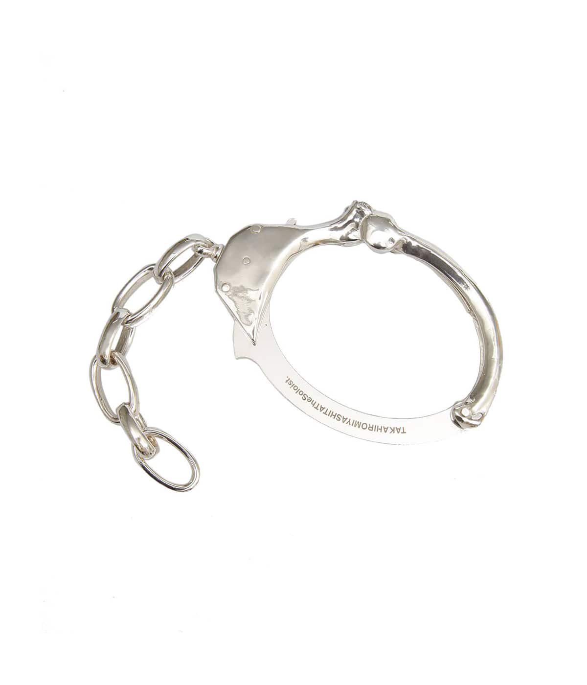 bone shaped handcuffs bracelet?-M |  TAKAHIROMIYASHITATheSoloist.(タカヒロミヤシタザソロイスト.) / アクセサリー ブレスレット (メンズ)の通販 -  ARKnets(アークネッツ) 公式通販 【正規取扱店】