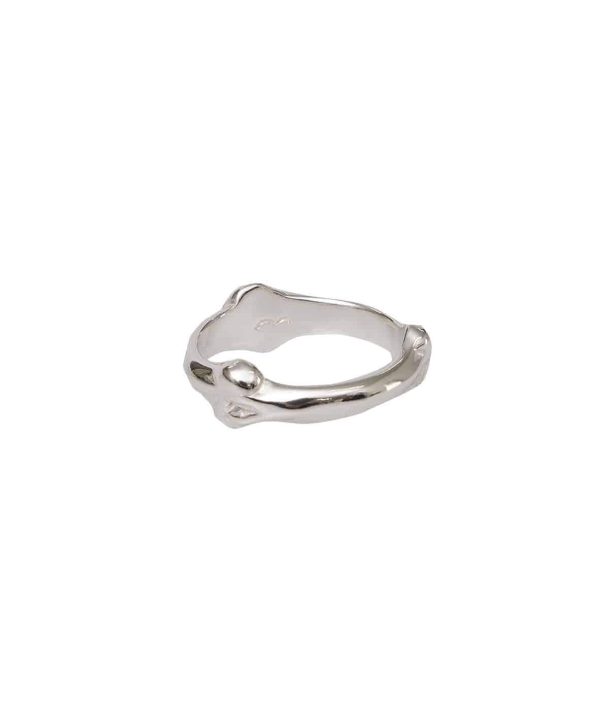 bone shaped band ring.