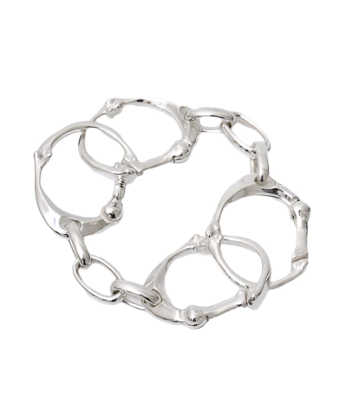 bone shaped carabiner bracelet.-L-