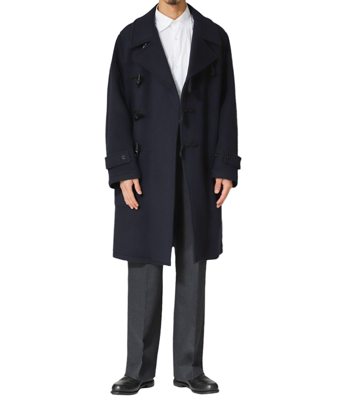 Name. ダッフルコート(Navy) Sealup × E.Marinellaのポストマンダッフルコート | シフクノ