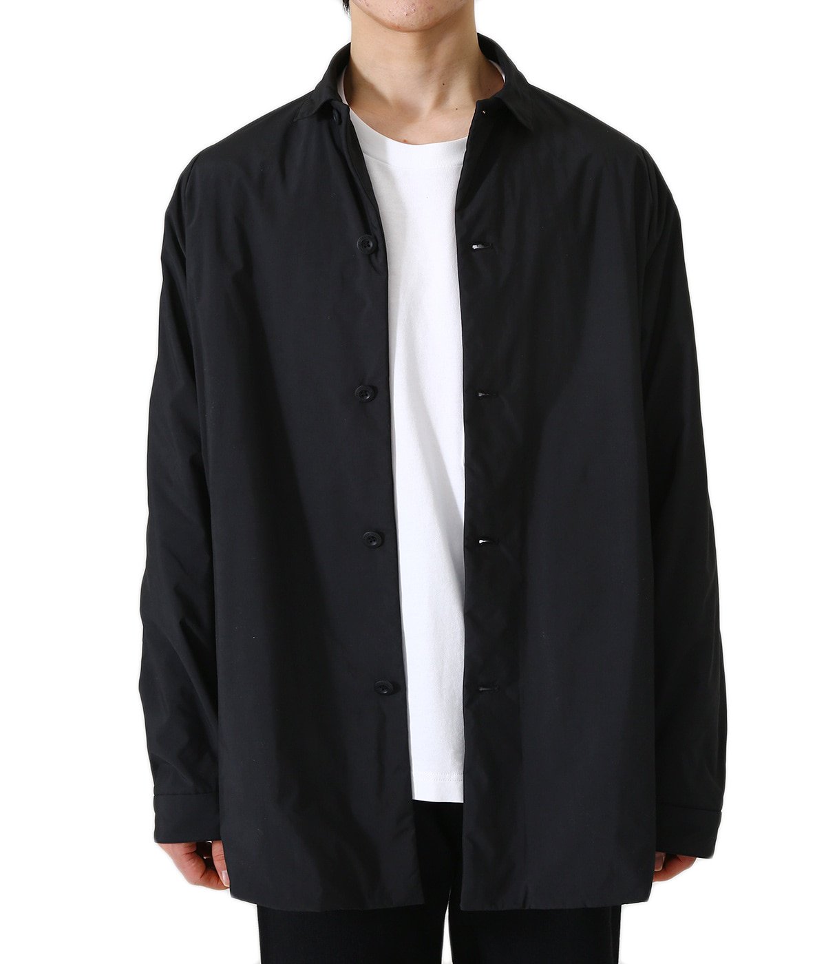 TEATORA テアトラ 日本製 CARTRIDGE SHIRT PLUS DP カートリッジシャツ tt-SHT-PLUS-DP 3 BLACK 中綿入りシャツジャケット DUAL POINT トップス【TEATORA】