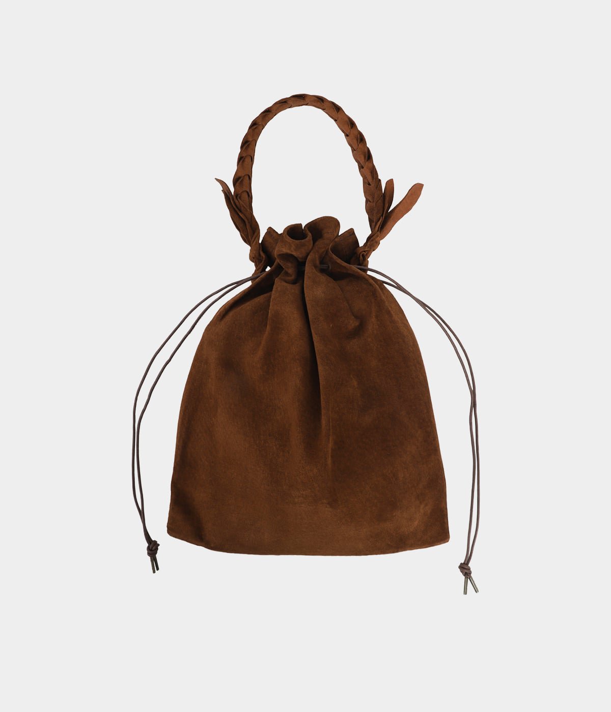 エンダースキーマ ブラウン スエード ドローストリングバッグ woven sac suede | Hender Scheme(エンダースキーマ) / バッグ