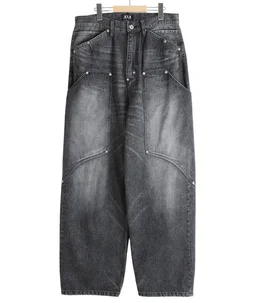 NEWCOMMUNE Aged Baggy Denim