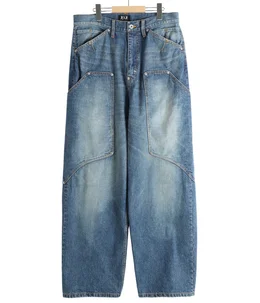 NEWCOMMUNE Aged Baggy Denim