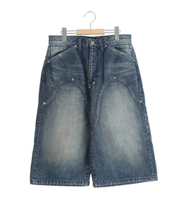 NEWCOMMUNE Baggy  Denim Shorts