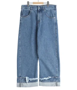 DEAN BLUE / Oversized denim trousers | MARINA YEE(マリナ・イー