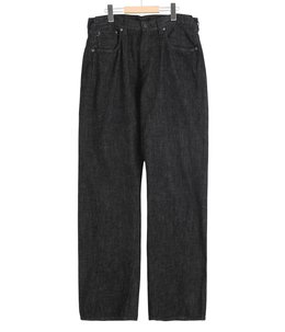 Wide Black Selvedge Denim(Super Smooth)