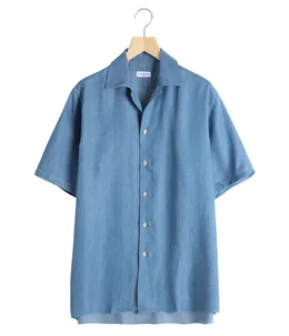 CESARE M/C Open Collar S/S Shirts Dungaree