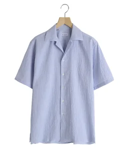 CESARE M/C Open Collar S/S Shirts STRIPE