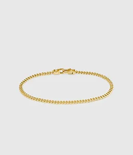 Curb Bracelet M Gold