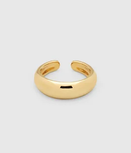 Ear Cuff Thick Gold