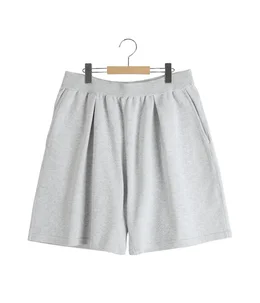 KNIT TUCK SHORTS