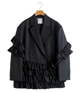 【レディース】FRILLED TAILORED JACKET