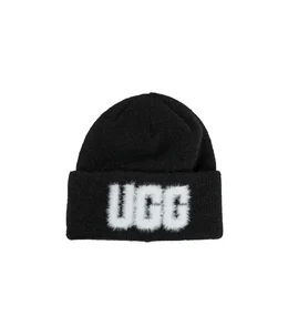 U FUZZY UGG LOGO BEANIE | UGG(アグ) / 帽子 ニットキャップ (メンズ