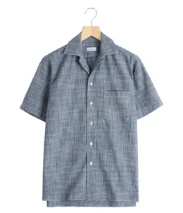 CESARE M/C Open Collar S/S Shirts Dungaree