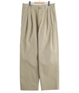 チノクロスパンツ ツータックストレート -11061601-