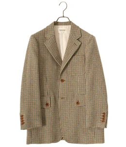 【レディース】big kersey tweed single flap jacket