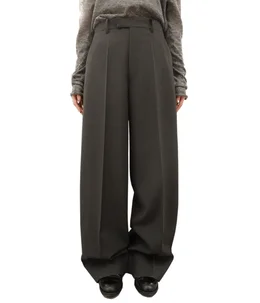 【予約】【レディース】light wool gabardine uniform wide pants