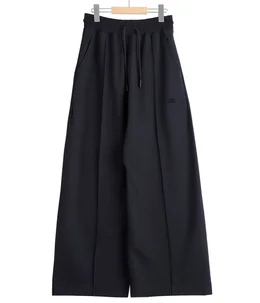 【レディース】compact doublejersey wide straight pants