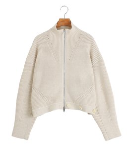 【レディース】double-end fluffed cotton cardigan