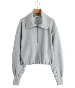 レディース】HALF ZIP SHORT TOPS | CLANE(クラネ) / トップス