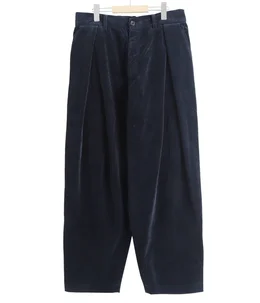CORDUROY TUCK TROUSERS
