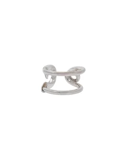 SAFETY PIN WIDE RING