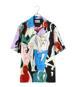 天国東京百女柄図 HAWAIIAN SHIRT S/S ( TYPE-2 ) | WACKO