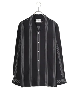 STRIPED OPEN COLLAR SHIRT L/S ( TYPE-1 ) | WACKO MARIA