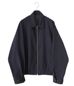 CRAFT CHECK POLYESTER - ZIP UP BLOUSON