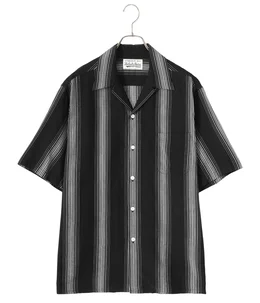 STRIPED OPEN COLLAR SHIRT S/S | WACKO MARIA(ワコマリア