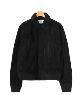 SUEDE PIPING LEATHER BLOUSON