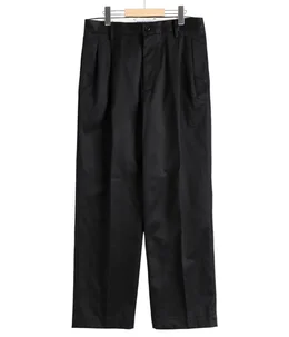 DOUBLE PLEATED CHINO TROUSERS