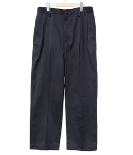 DOUBLE PLEATED CHINO TROUSERS