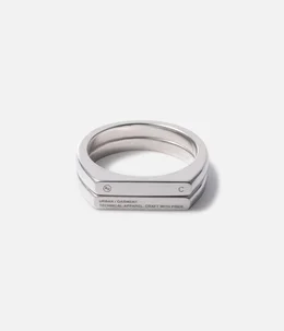 SILVER TWIN RING