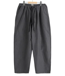 LINEN / WOOL TROPICAL 1TUCK WIDE EASY PANTS