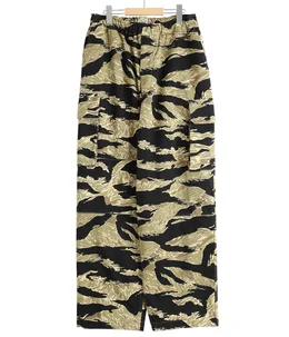 TIGER PATTERN EASY CARGO PANTS
