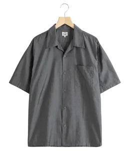 COTTON / SILK CHAMBRAY SNAP SHIRT