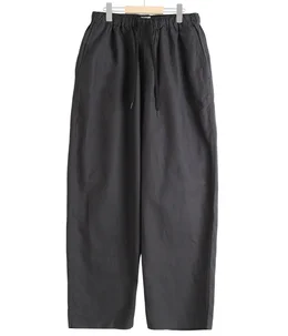 COTTON / RAMIE BROAD EASY PANTS