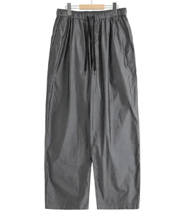 COTTON / SILK CHAMBRAY 1TUCK EASY PANTS