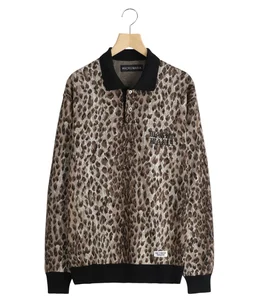 トップス WACKOMARIA 25SS LEOPARD KNIT POLO SHIRT WACKO MARIA＞LEOPARD KNIT POLO SHIRT （TYPE-1） | MAKES