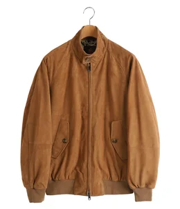 BARACUTA / G9 SUEDE LEATHER HARRINGTON JACKET