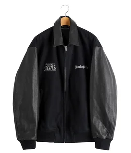ワコマリア　ブルゾン LEATHER VARSITY JACKET ( TYPE-1 ) | WACKO MARIA(ワコマリア